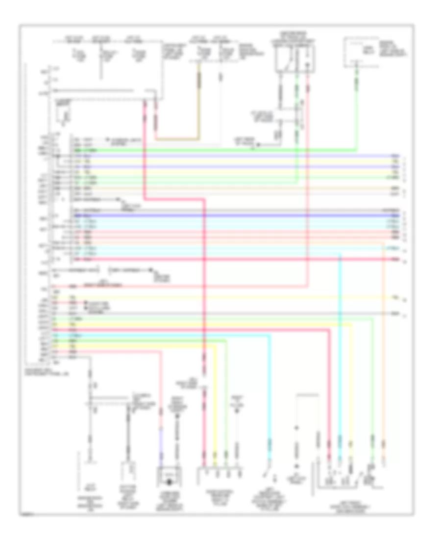 Power Door Locks Wiring Diagram TMC Made without Smart Key System 1 of 2 for Toyota Corolla LE 2010