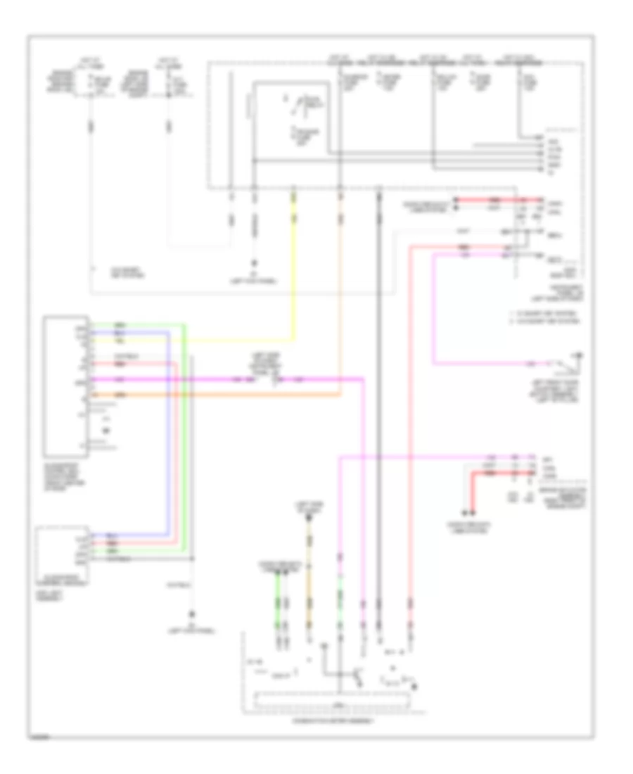 Power Top Sunroof Wiring Diagram for Toyota Corolla LE 2010