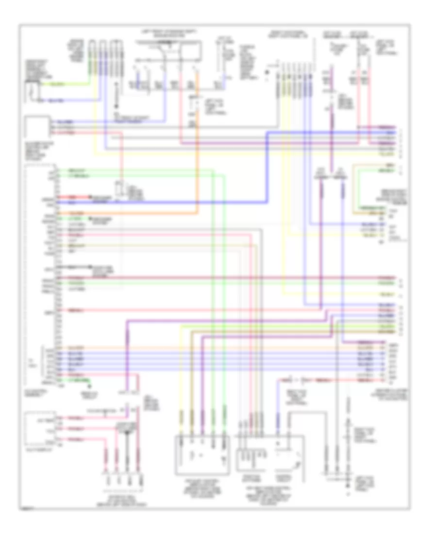 Automatic AC Wiring Diagram (1 of 2) for Toyota Land Cruiser 2007