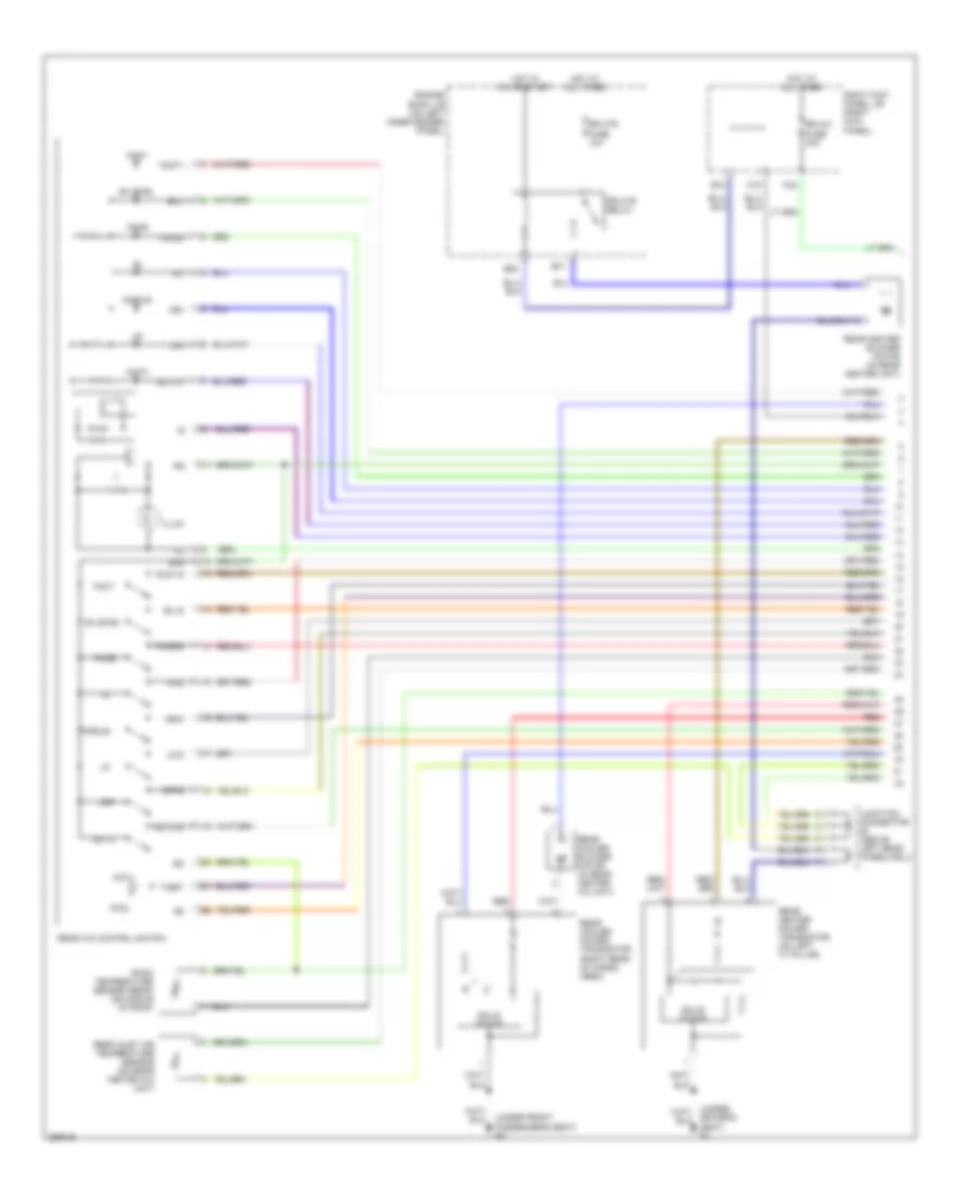 Rear A C Wiring Diagram 1 of 2 for Toyota Land Cruiser 2007