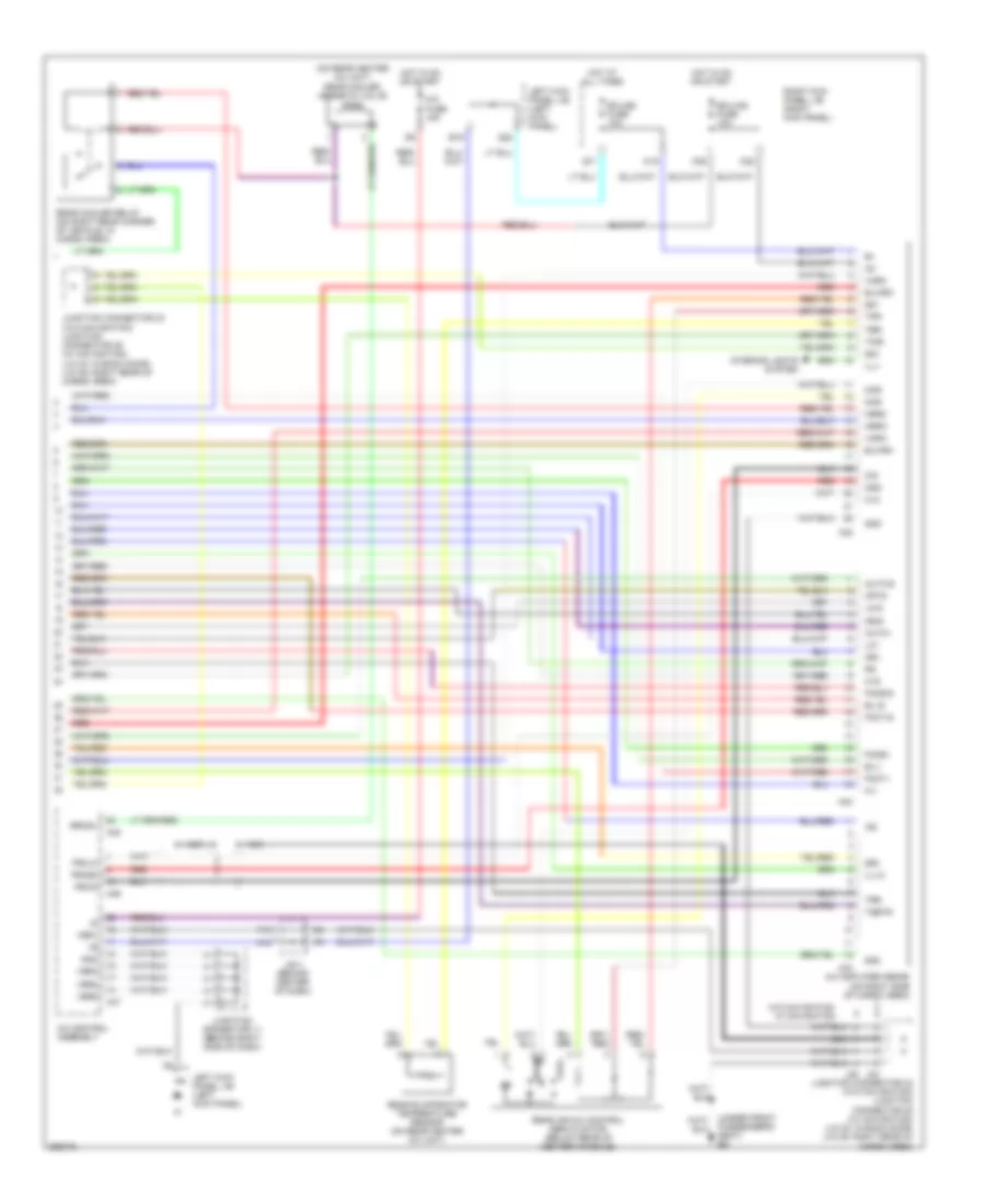 Rear A C Wiring Diagram 2 of 2 for Toyota Land Cruiser 2007