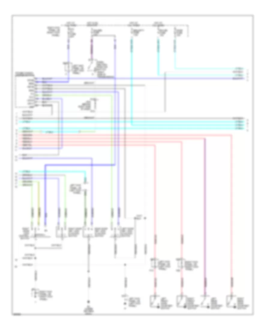 Forced Entry Wiring Diagram (2 of 3) for Toyota Land Cruiser 2007