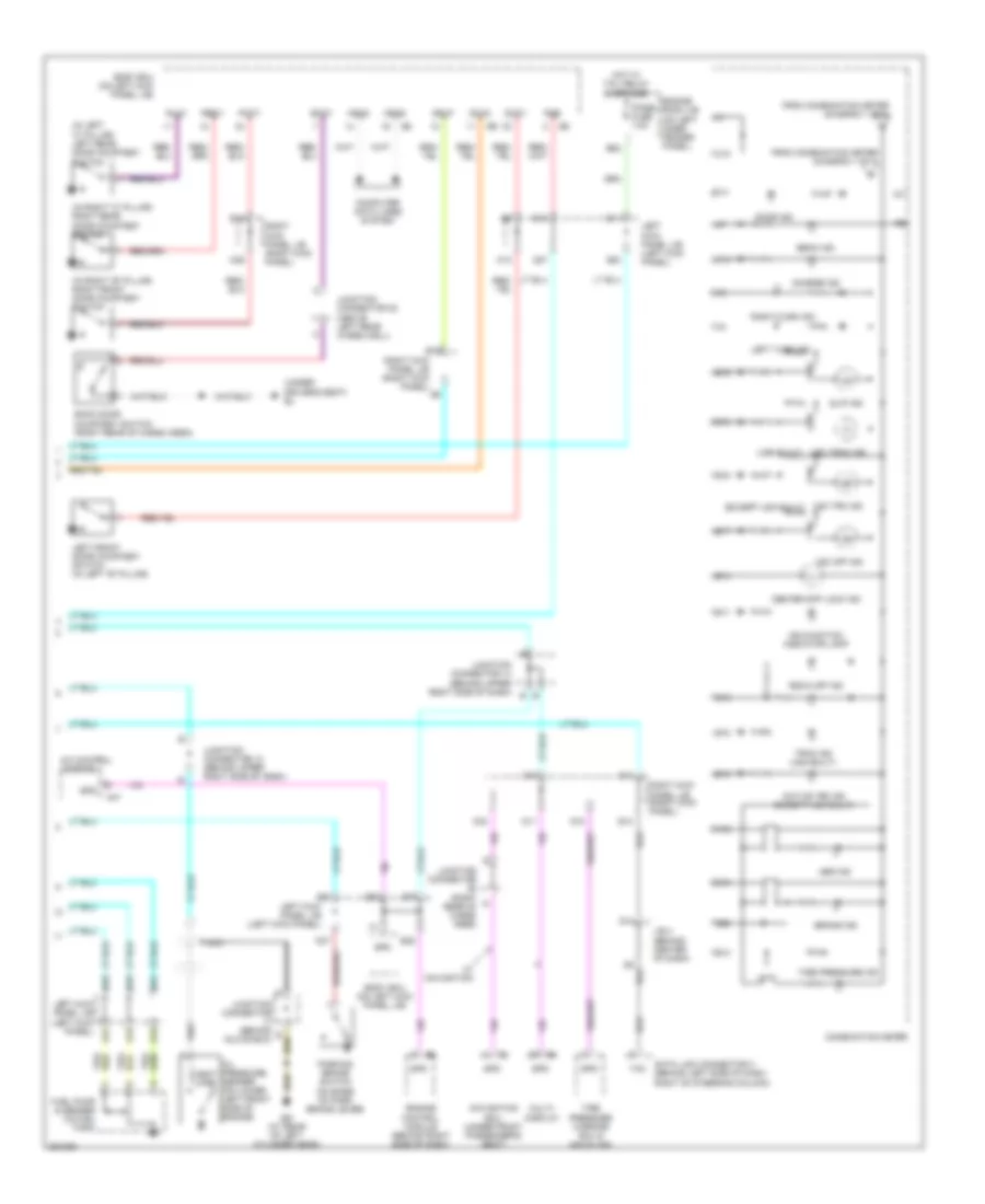 Instrument Cluster Wiring Diagram (2 of 2) for Toyota Land Cruiser 2007