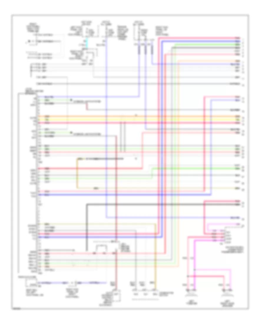 Radio Wiring Diagram with Navigation 1 of 2 for Toyota Land Cruiser 2007