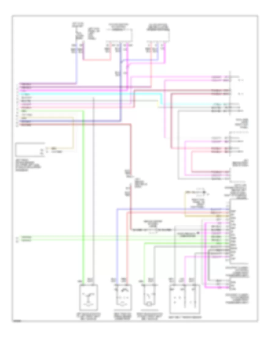 Supplemental Restraints Wiring Diagram without Side Airbag 2 of 2 for Toyota Land Cruiser 2007