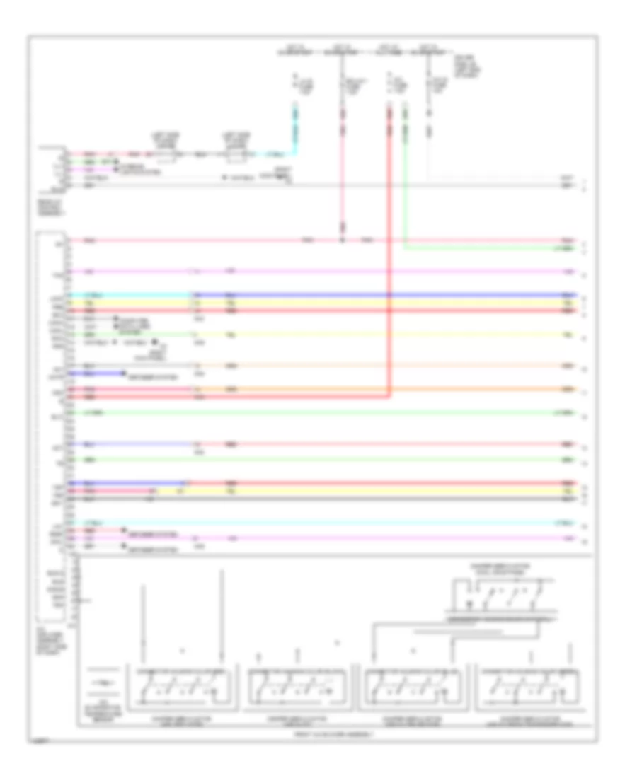Automatic A C Wiring Diagram 1 of 3 for Toyota Sequoia Platinum 2014
