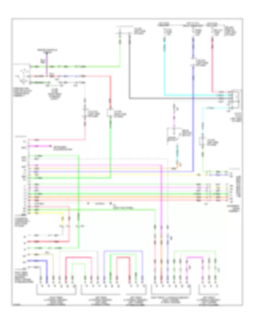 Parking Assistant Wiring Diagram for Toyota Sequoia Platinum 2014
