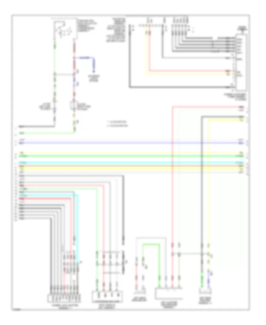 12-Speaker System Wiring Diagram (3 of 4) for Toyota Sequoia Platinum 2014
