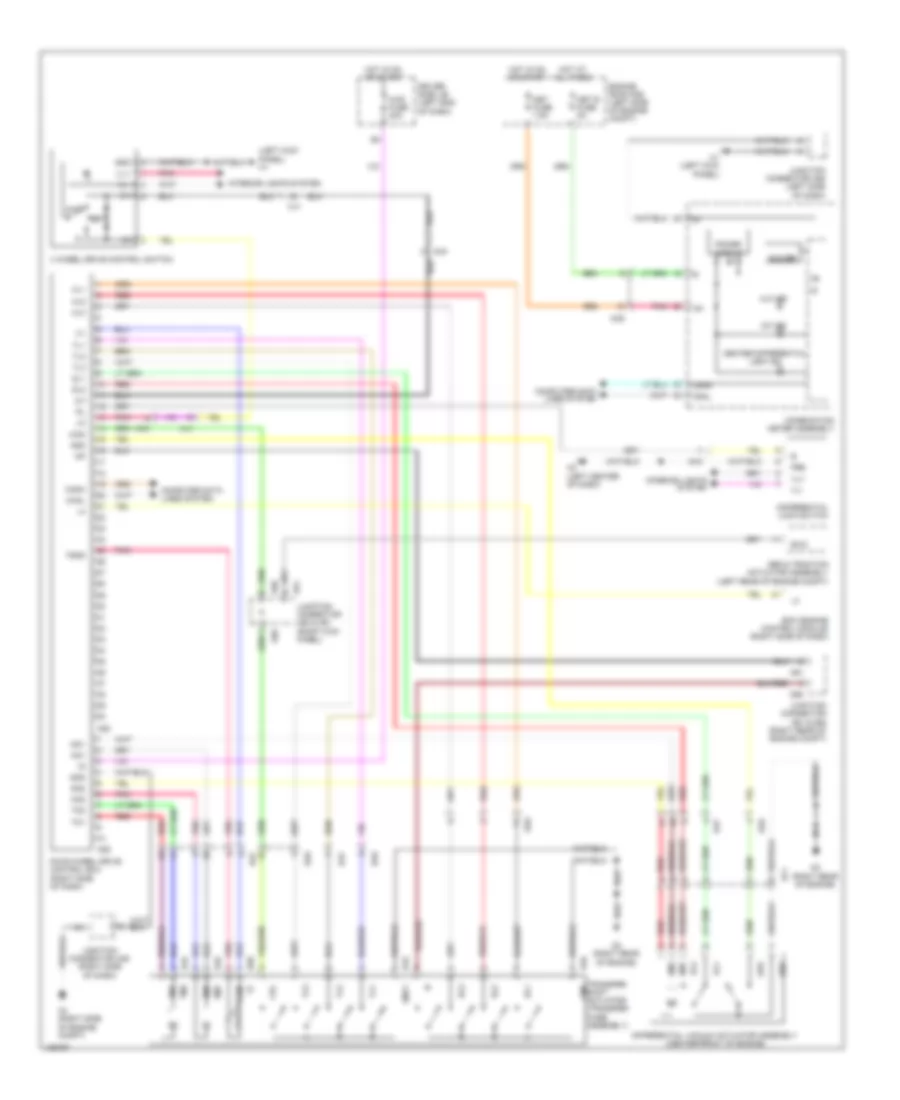 4WD Wiring Diagram for Toyota Sequoia Platinum 2014