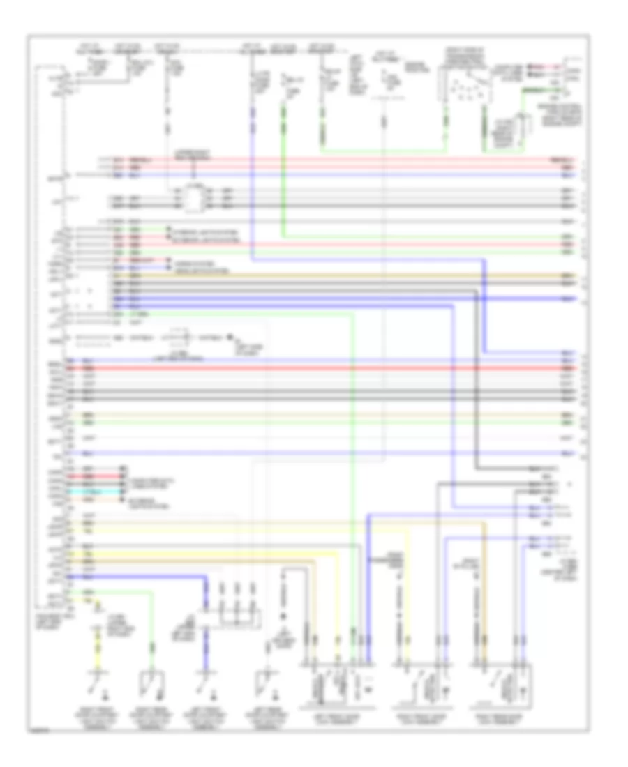 Forced Entry Wiring Diagram 1 of 4 for Toyota Land Cruiser 2010