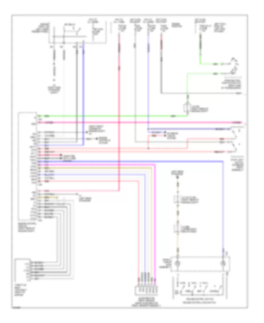 Cruise Control Wiring Diagram 1 of 2 for Toyota Land Cruiser 2010