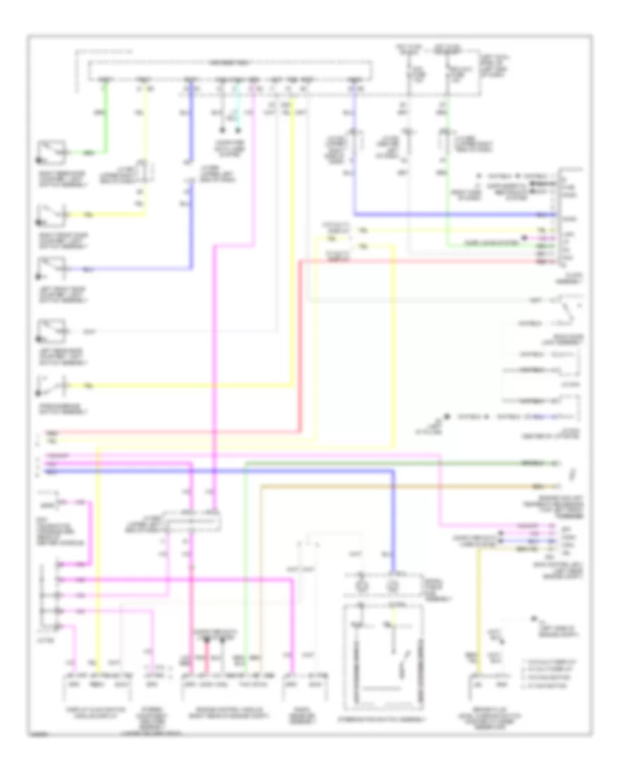 Instrument Cluster Wiring Diagram (2 of 2) for Toyota Land Cruiser 2010