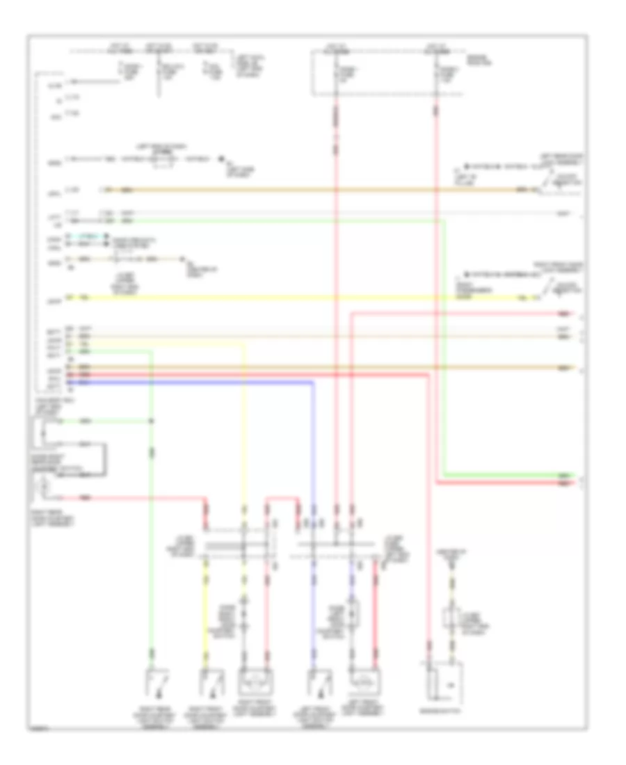 Courtesy Lamps Wiring Diagram 1 of 2 for Toyota Land Cruiser 2010