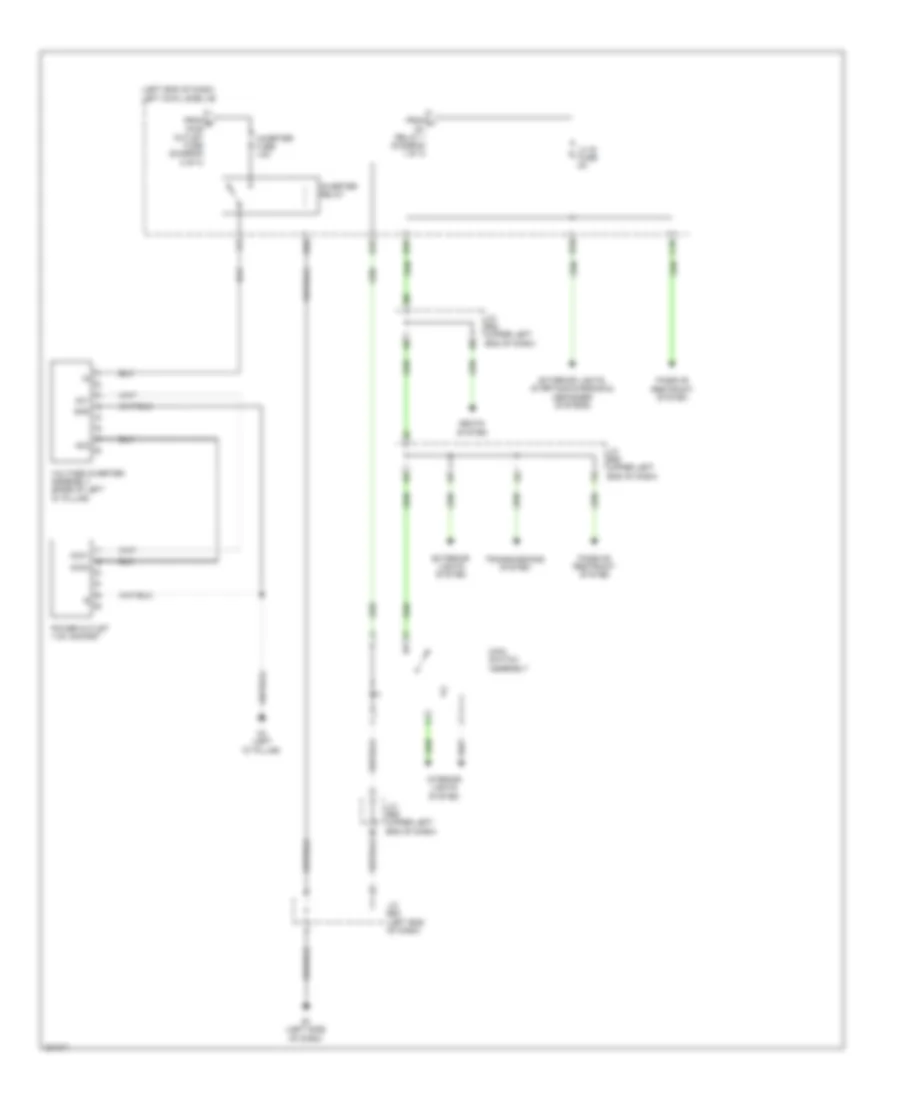 Power Distribution Wiring Diagram (3 of 3) for Toyota Land Cruiser 2010