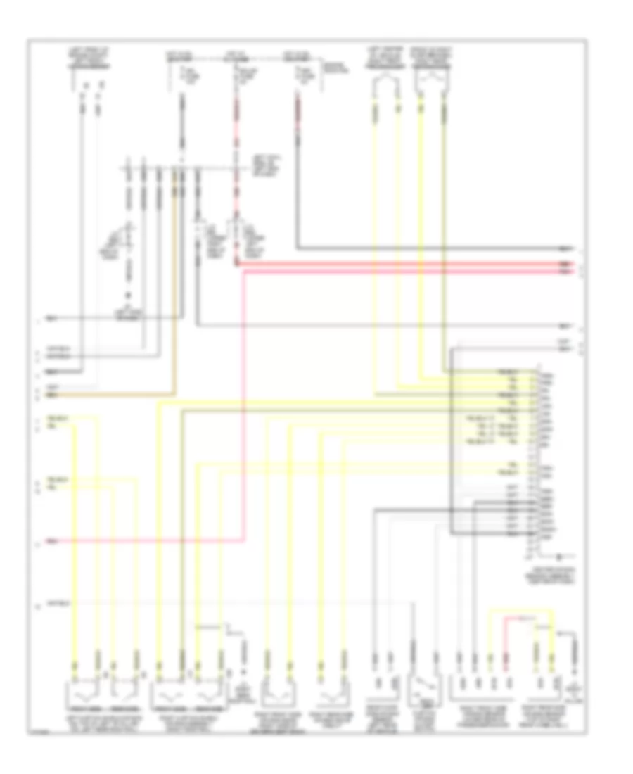 Supplemental Restraint Wiring Diagram (2 of 3) for Toyota Land Cruiser 2010