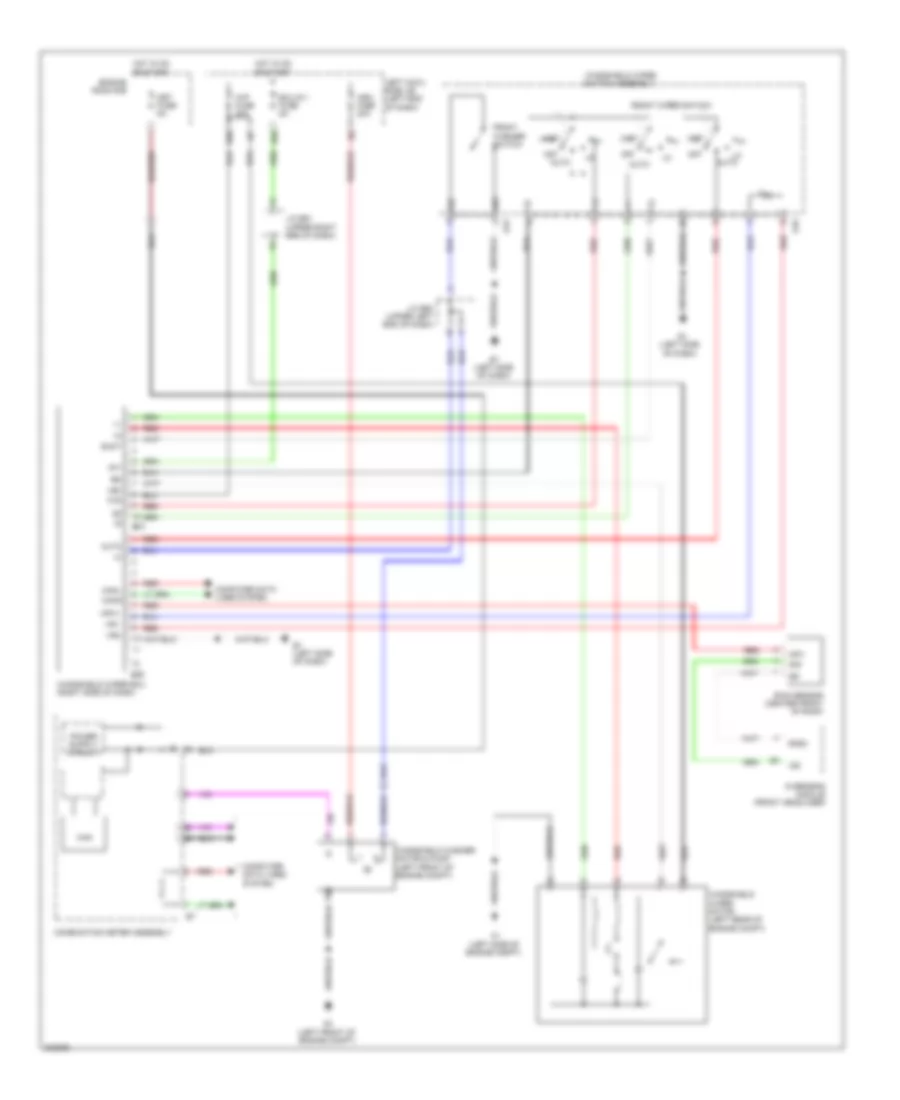 Электросхема передних стеклоочистителей дворников и омывателя лобового стекла, С Авто Система Дворника для Toyota Land Cruiser 2010