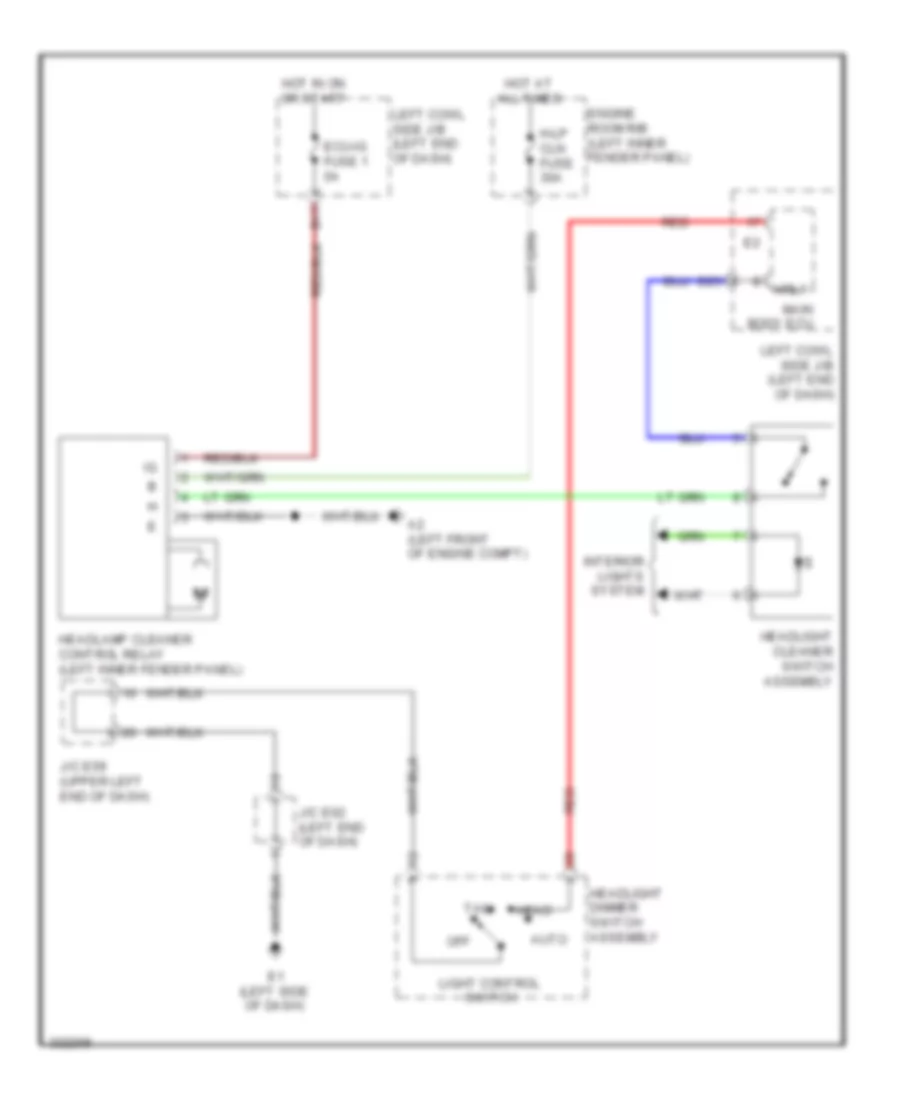 схема шайбы фары для Toyota Land Cruiser 2010