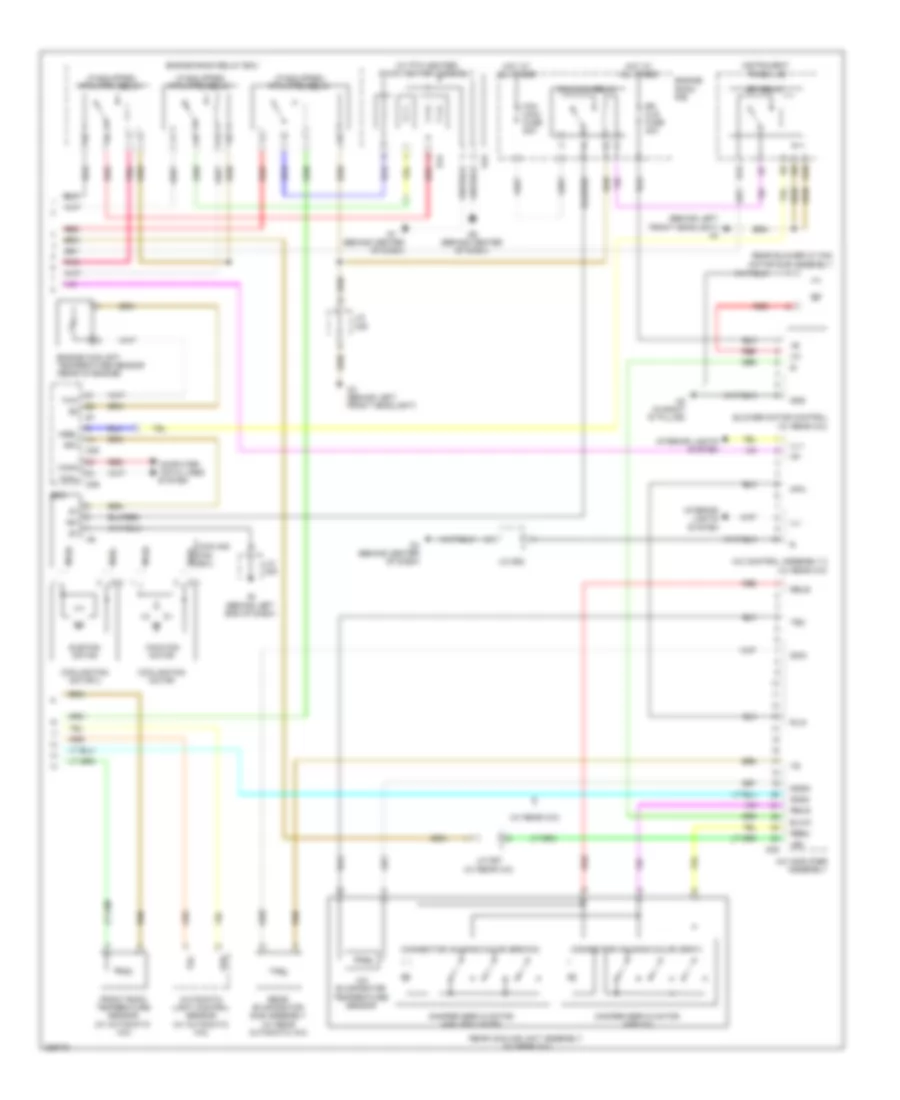 AC Wiring Diagram, Except Hybrid (2 of 2) for Toyota Highlander Limited 2008