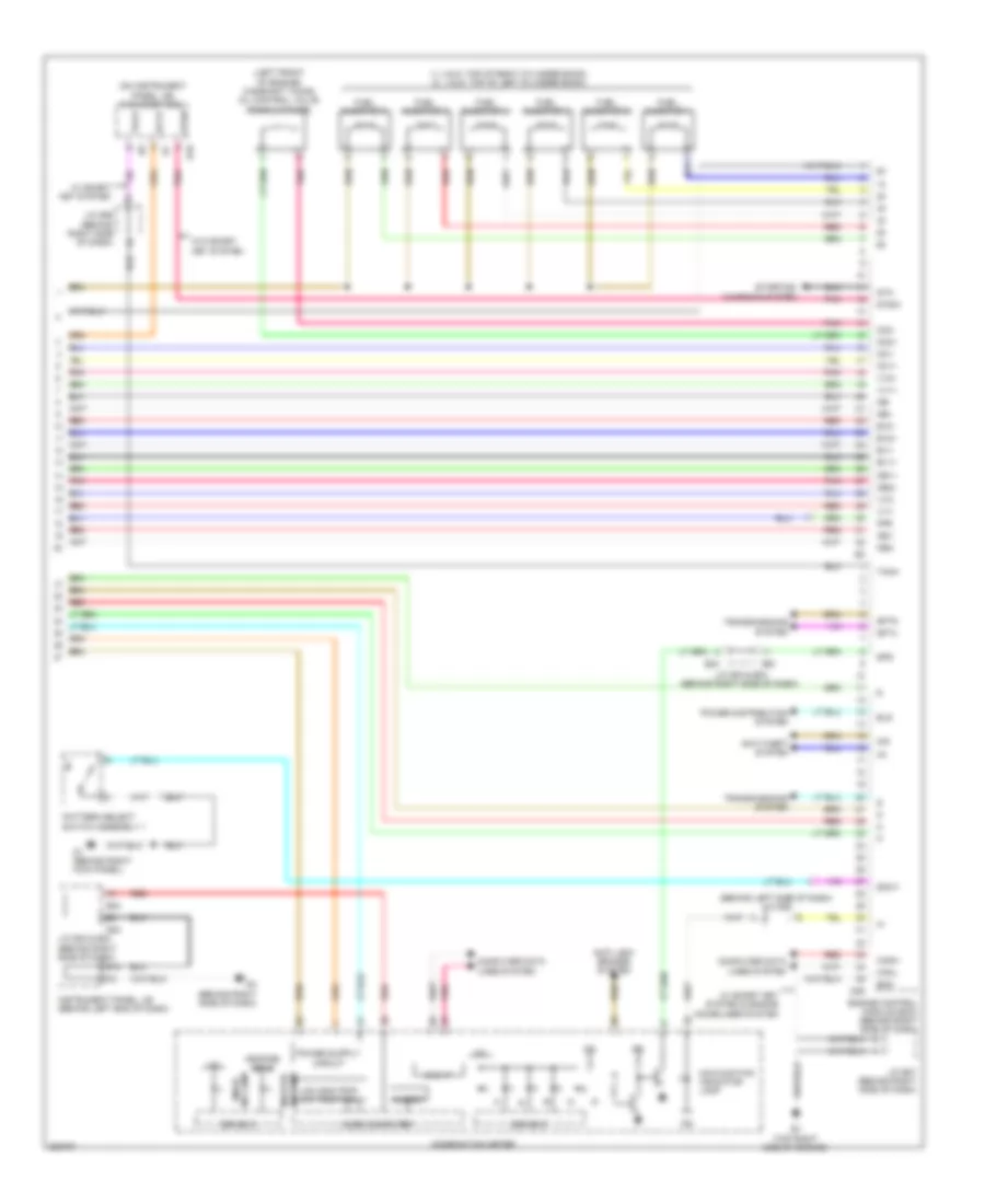 3.5L, Engine Performance Wiring Diagram (5 of 5) for Toyota Highlander Limited 2008