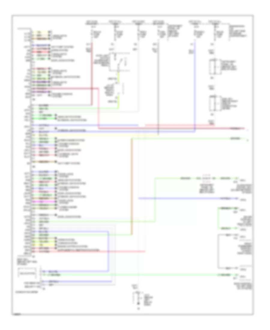 Body Computer Wiring Diagrams 1 of 2 for Toyota Sequoia Limited 2002