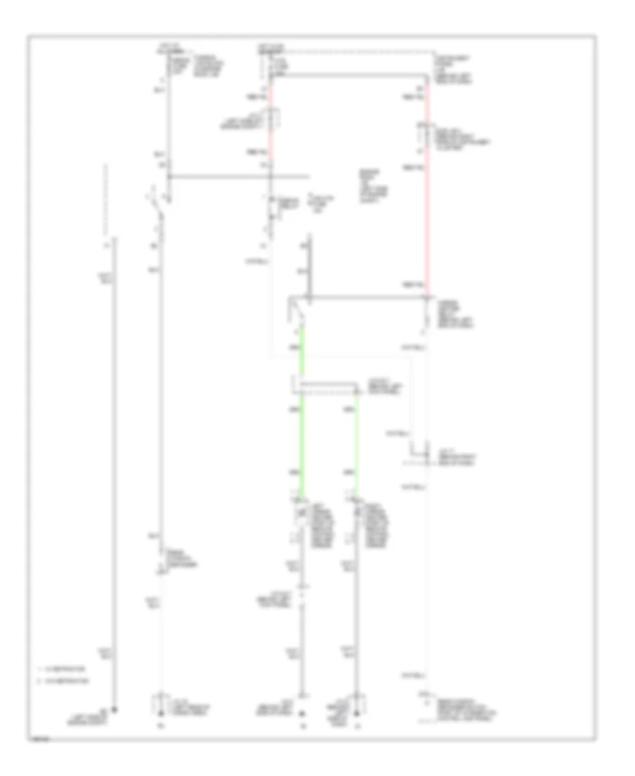 Defogger Wiring Diagram for Toyota Sequoia Limited 2002