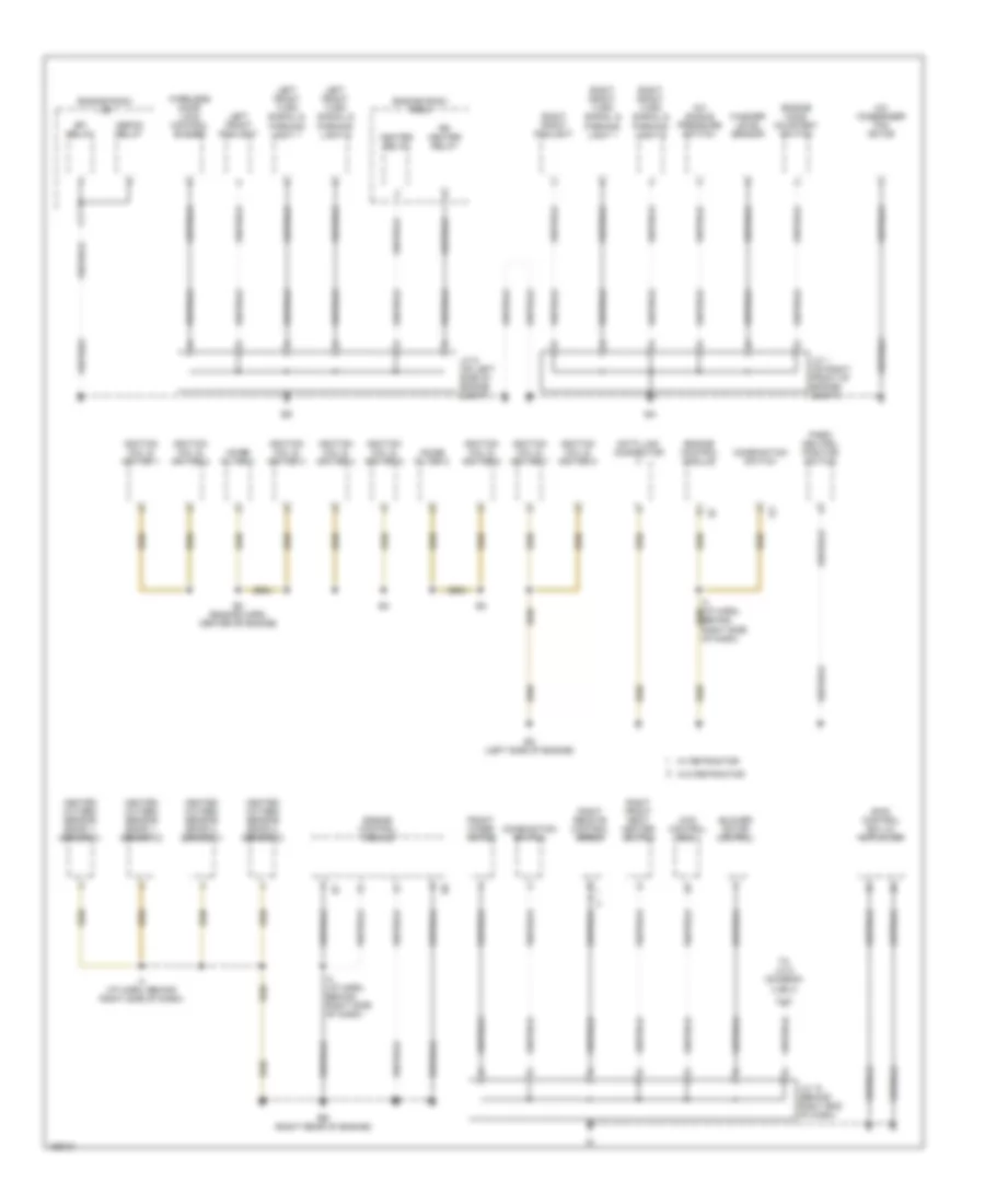 Ground Distribution Wiring Diagram 1 of 3 for Toyota Sequoia Limited 2002