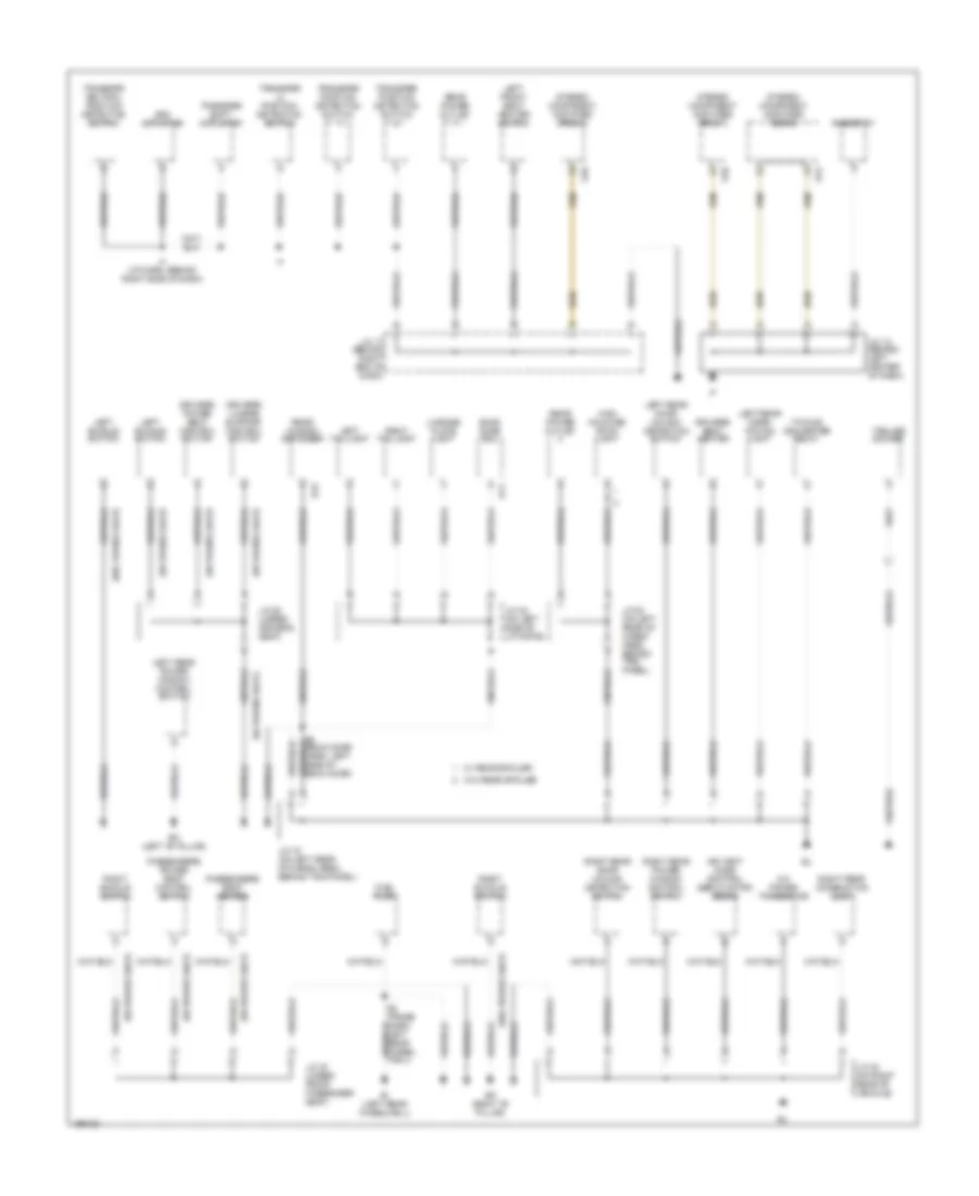 Ground Distribution Wiring Diagram (3 of 3) for Toyota Sequoia Limited 2002