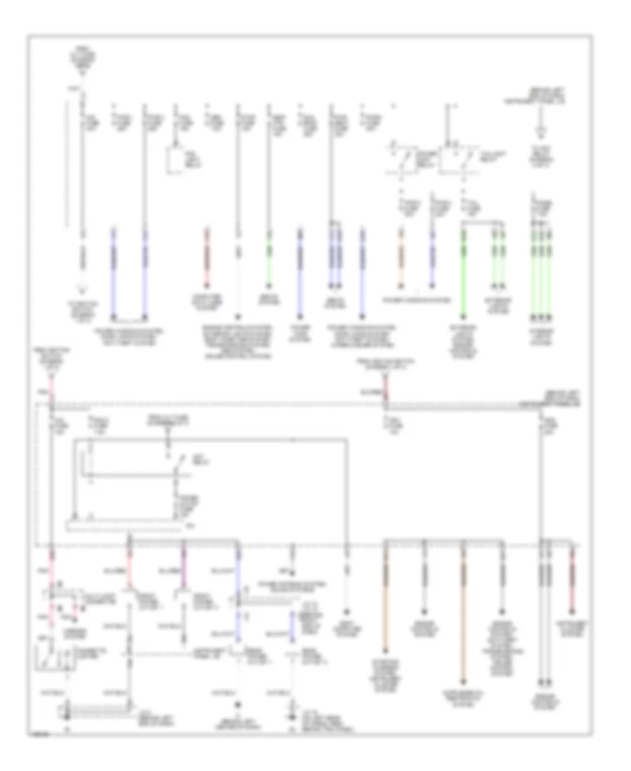 Power Distribution Wiring Diagram 2 of 3 for Toyota Sequoia Limited 2002