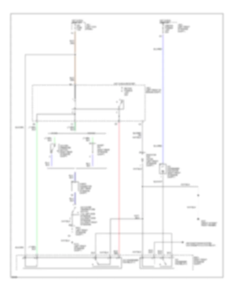Cooling Fan Wiring Diagram for Toyota Celica All-Trac 1990