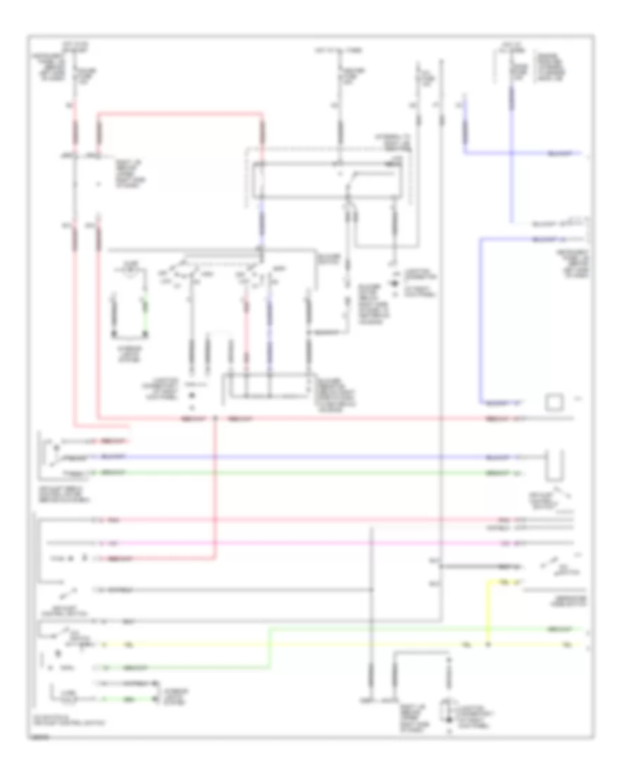 Manual AC Wiring Diagram (1 of 2) for Toyota Matrix 2007