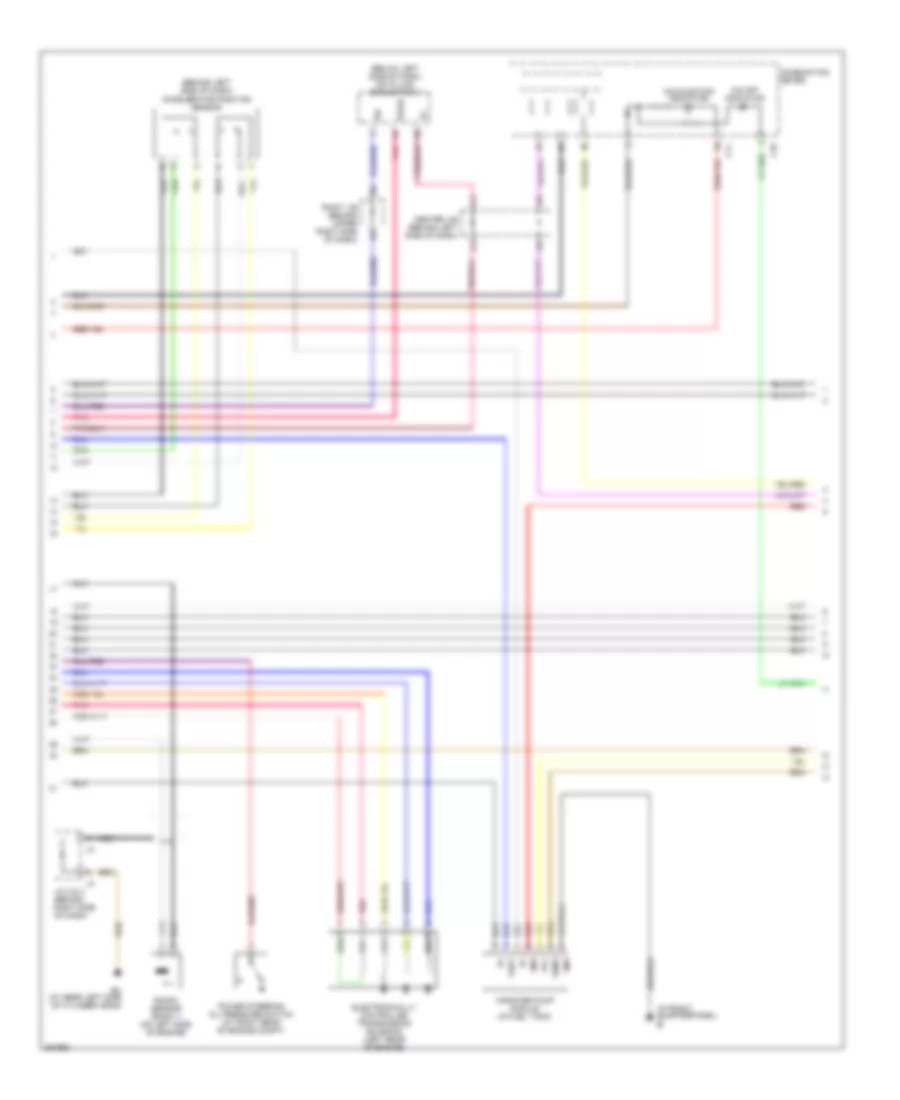 1.8L, Engine Performance Wiring Diagram (2 of 4) for Toyota Matrix 2007