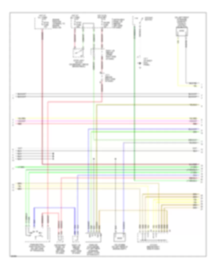1.8L, Engine Performance Wiring Diagram (3 of 4) for Toyota Matrix 2007