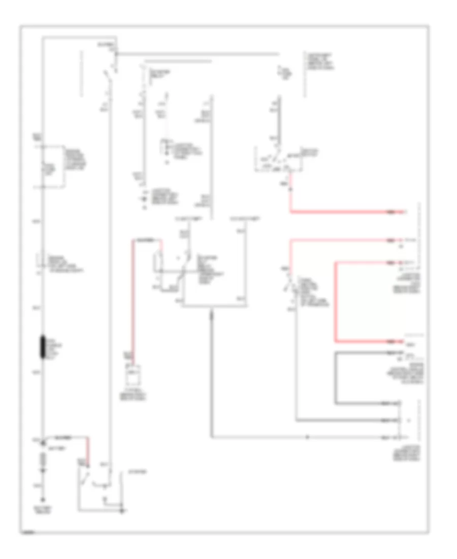 Starting Wiring Diagram A T for Toyota Matrix 2007