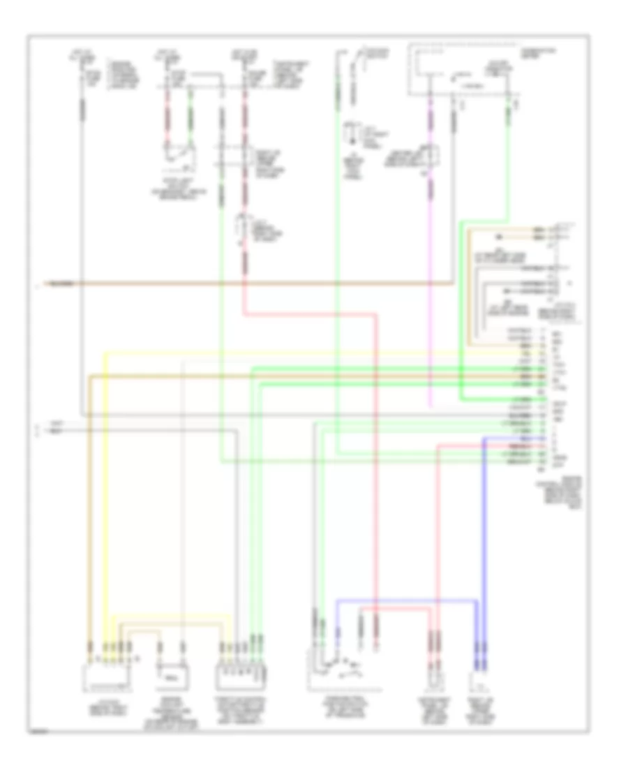 AT Wiring Diagram (2 of 2) for Toyota Matrix 2007