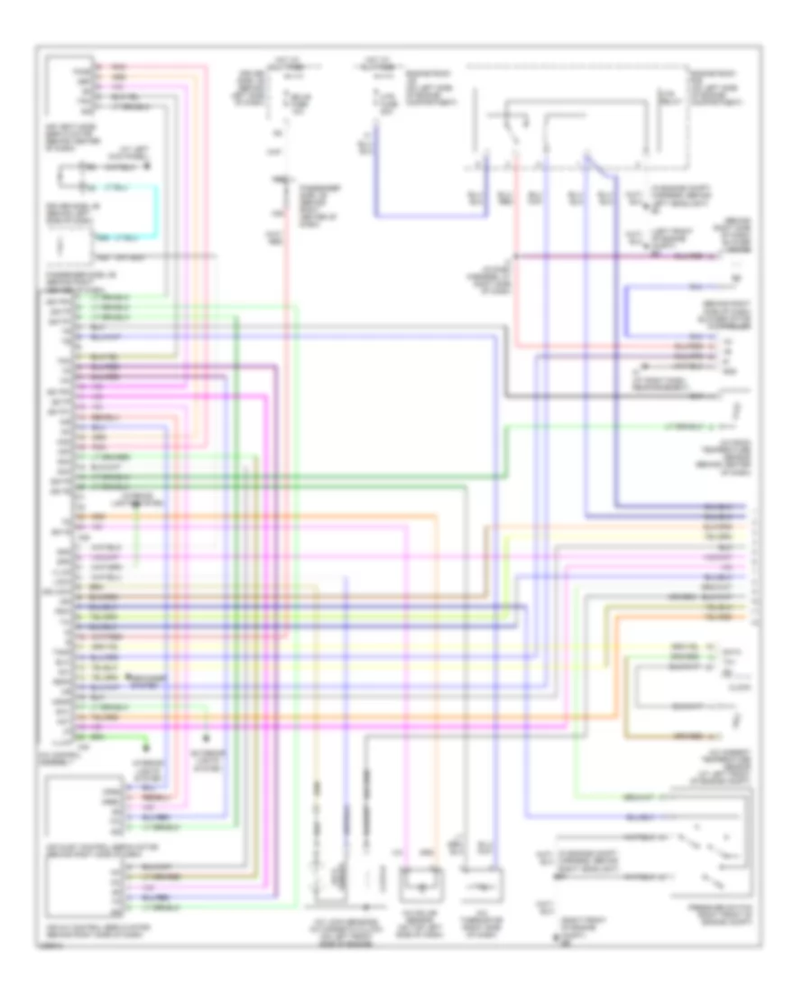 2.4L, Automatic AC Wiring Diagram (1 of 2) for Toyota Camry SE 2005