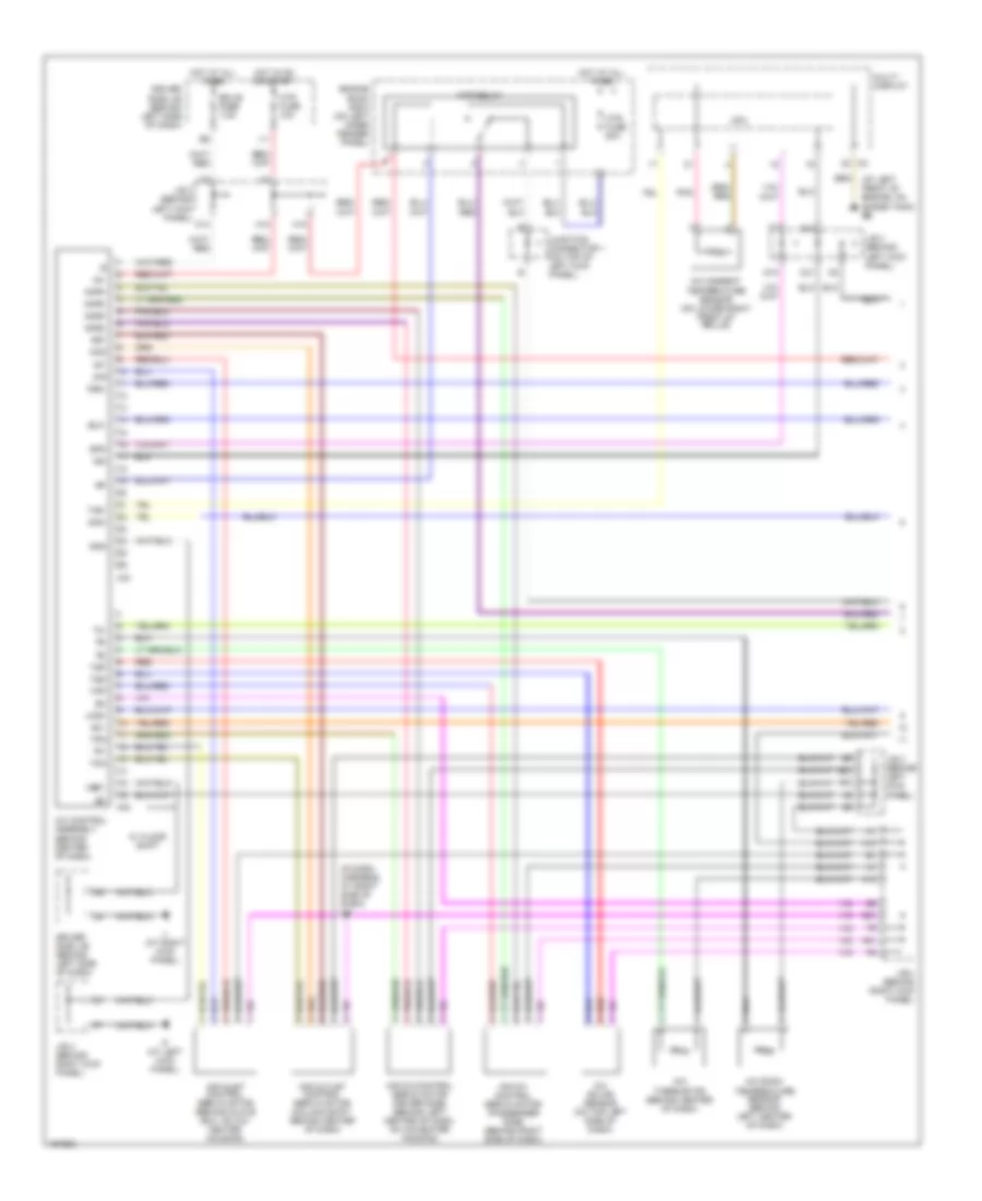 Automatic A C Wiring Diagram 1 of 2 for Toyota Avalon XL 2004
