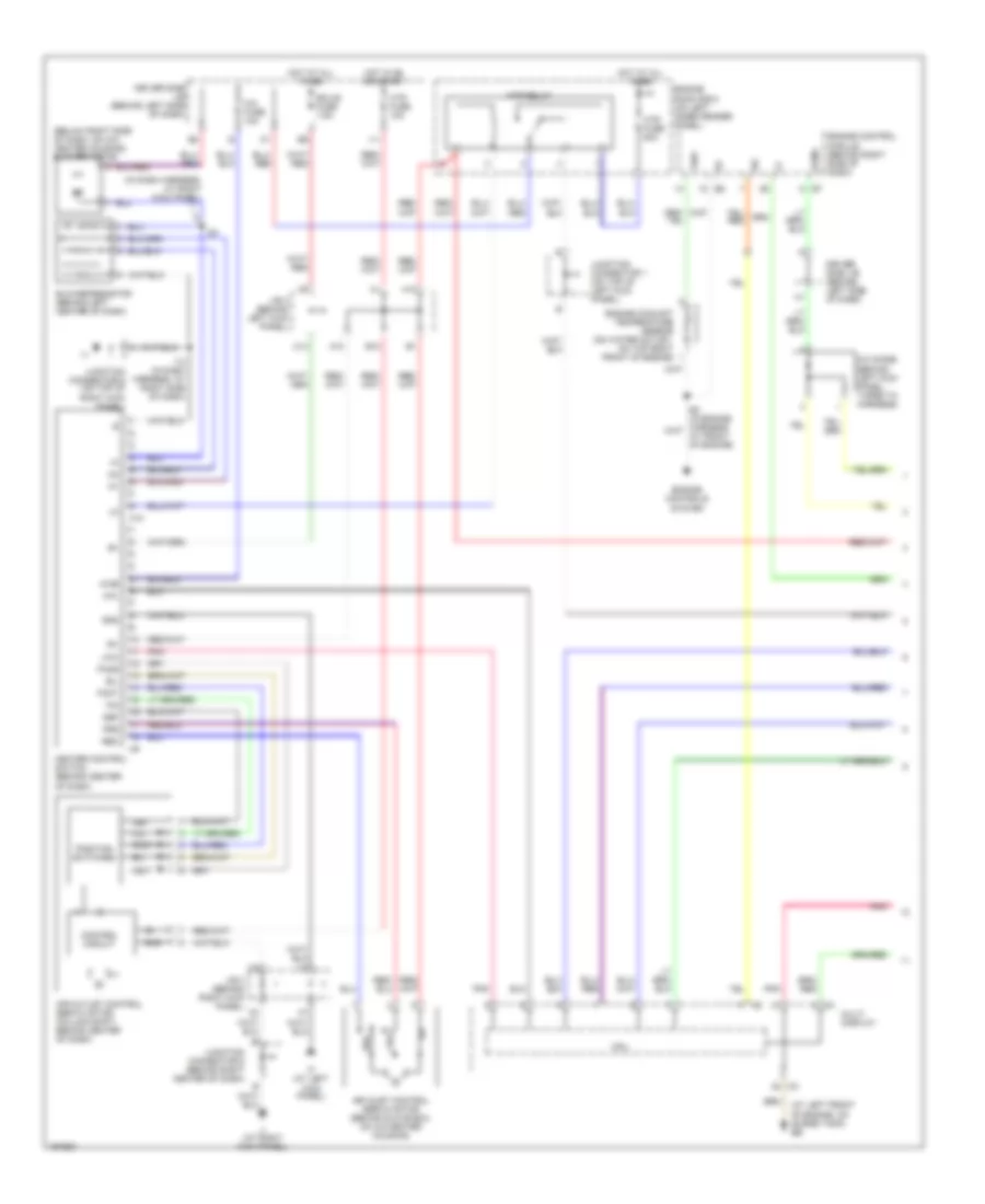 Manual A C Wiring Diagram 1 of 2 for Toyota Avalon XL 2004