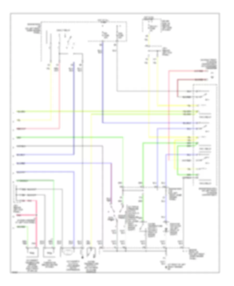 Manual A C Wiring Diagram 2 of 2 for Toyota Avalon XL 2004