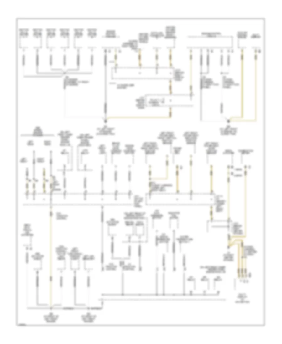 Ground Distribution Wiring Diagram 1 of 4 for Toyota Avalon XL 2004