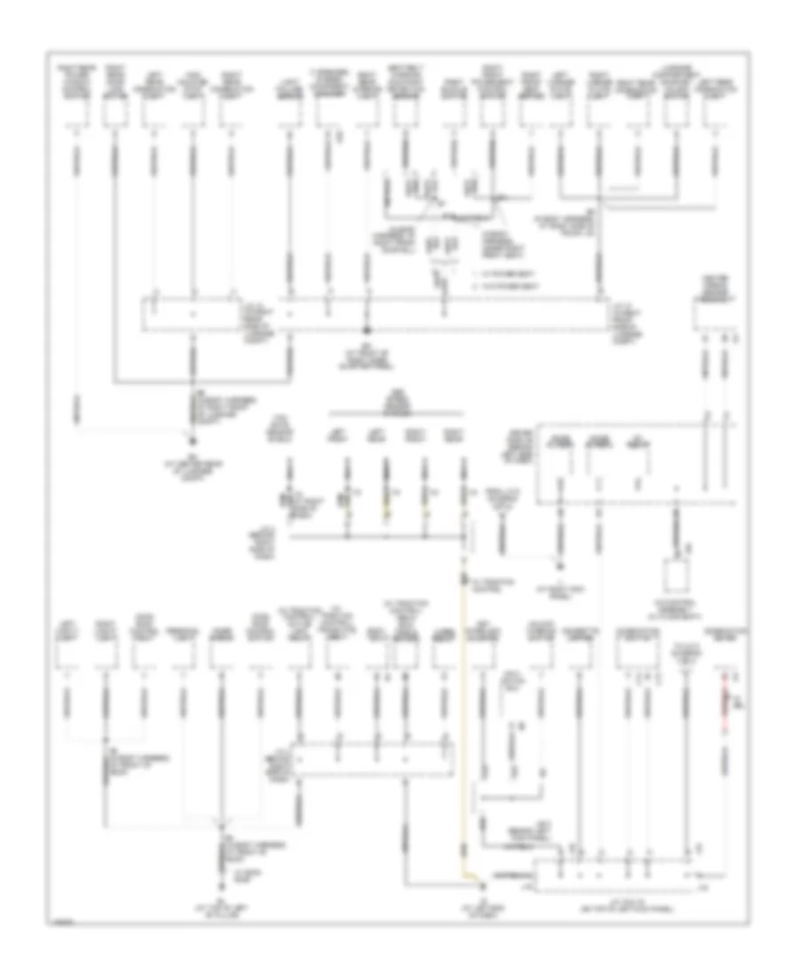 Ground Distribution Wiring Diagram (3 of 4) for Toyota Avalon XL 2004