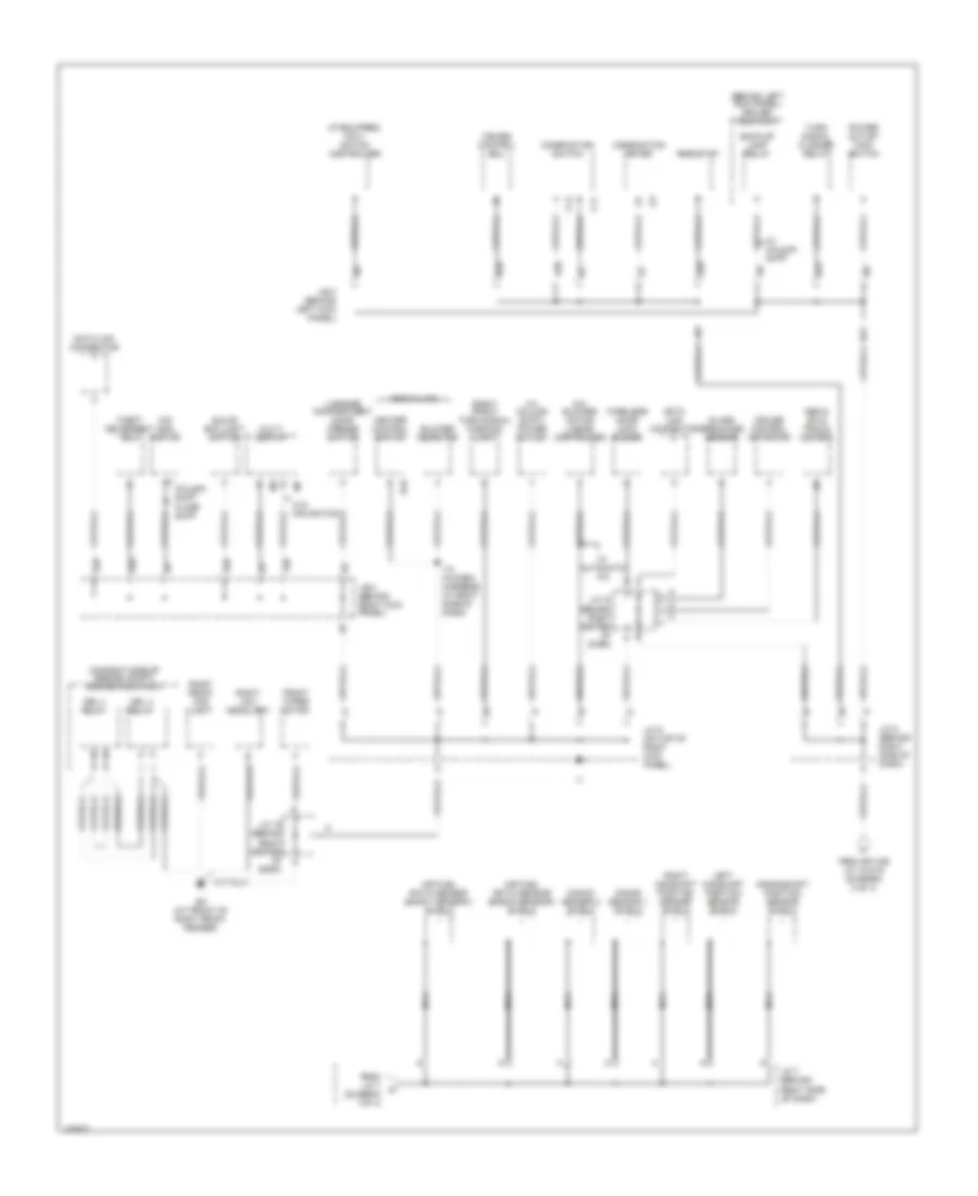 Ground Distribution Wiring Diagram (4 of 4) for Toyota Avalon XL 2004