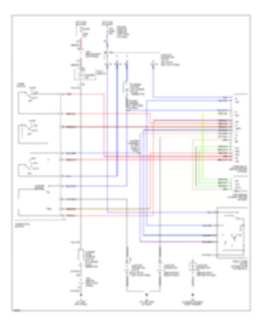 Электросхема стеклоочистителя, дворников и омывателя, С Авто Система Дворника для Toyota Avalon XL 2004