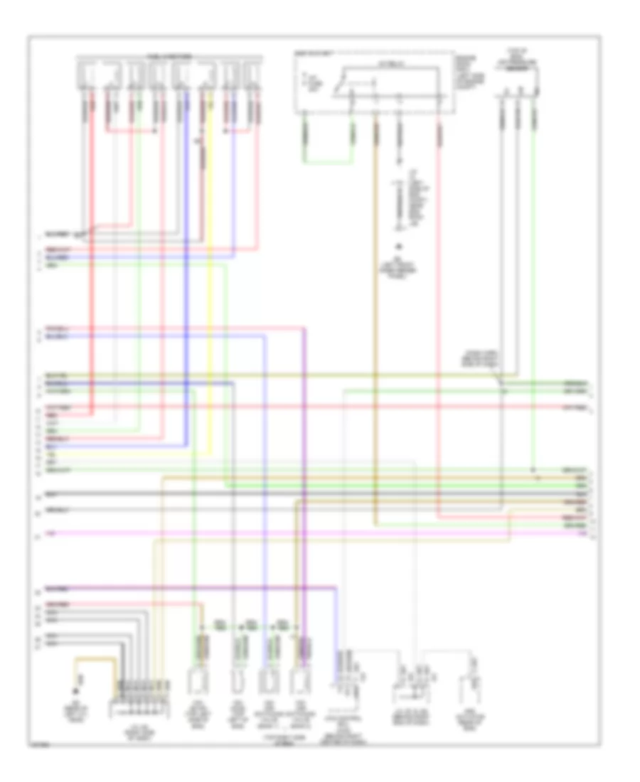 4.7L, Engine Performance Wiring Diagram (2 of 6) for Toyota Sequoia Limited 2005