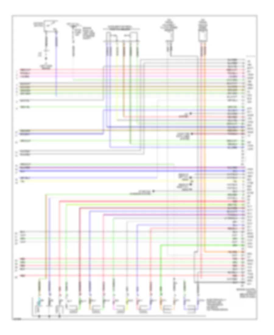 4.7L, Engine Performance Wiring Diagram (6 of 6) for Toyota Sequoia Limited 2005
