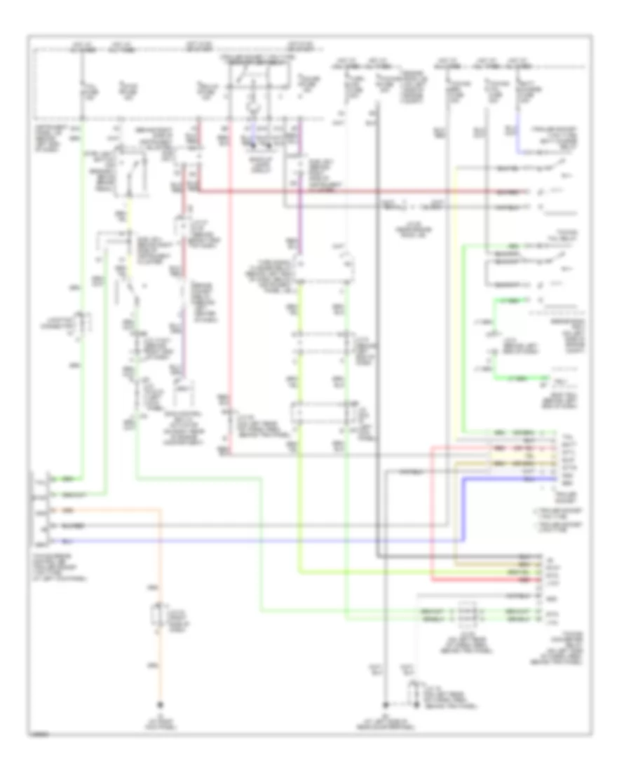 Trailer Tow Wiring Diagram for Toyota Sequoia Limited 2005