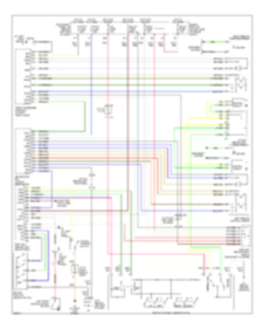 Memory Mirrors Wiring Diagram for Toyota Sequoia Limited 2005