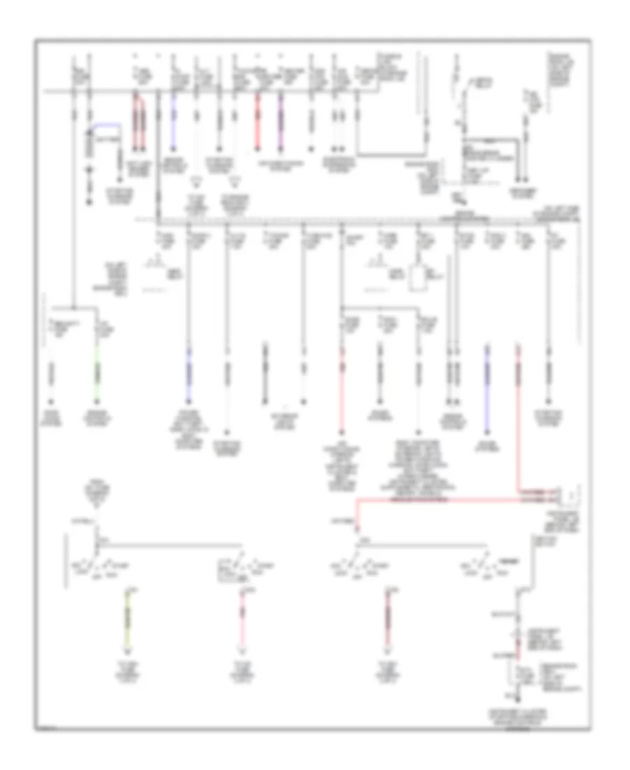 Power Distribution Wiring Diagram 1 of 3 for Toyota Sequoia Limited 2005