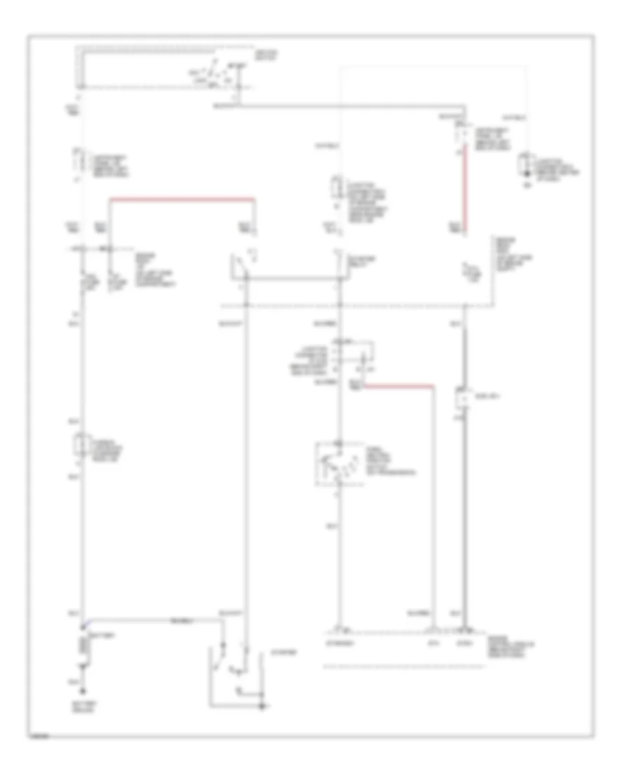 Starting Wiring Diagram for Toyota Sequoia Limited 2005