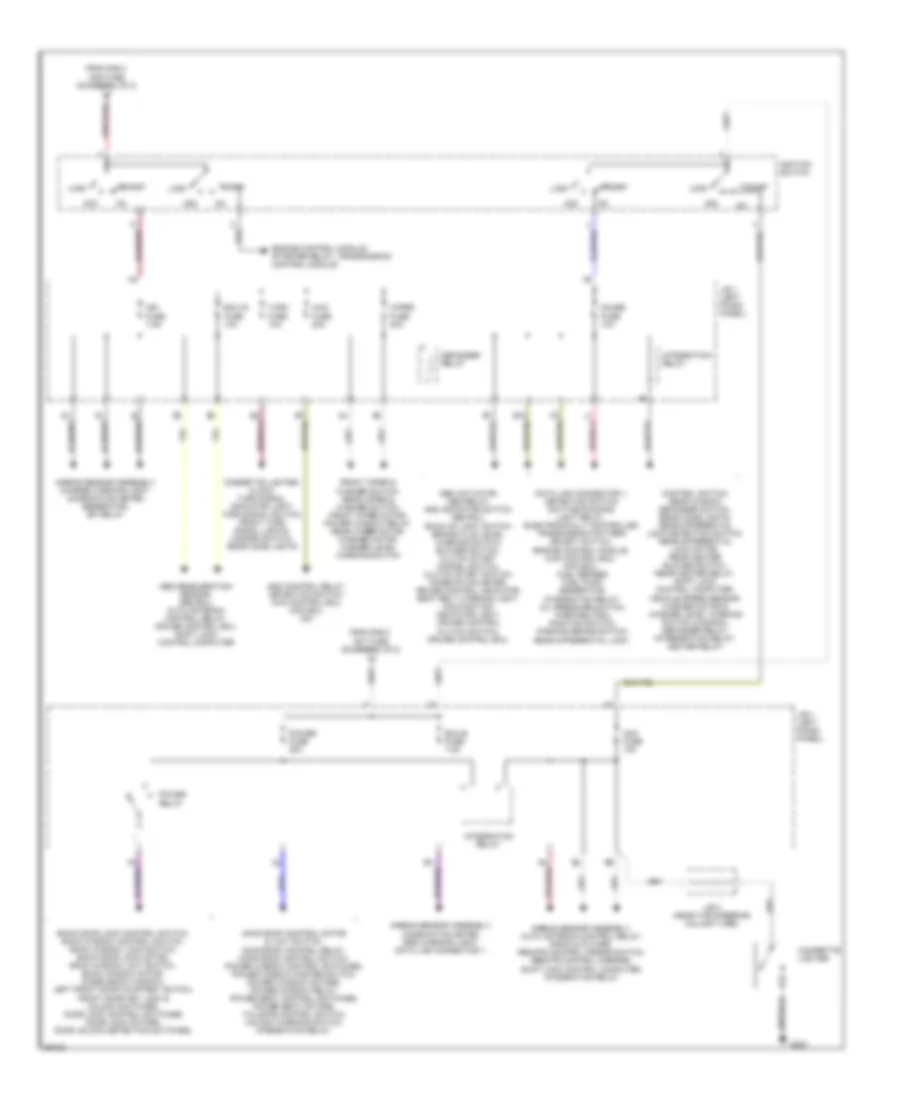 Power Distribution Wiring Diagram (2 of 2) for Toyota 4Runner SR5 1997