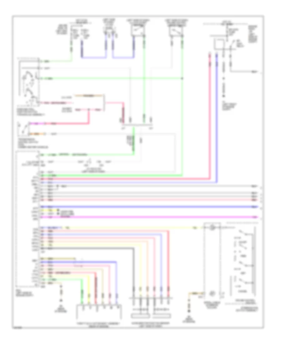 Cruise Control Wiring Diagram 1 of 2 for Toyota Matrix 2010